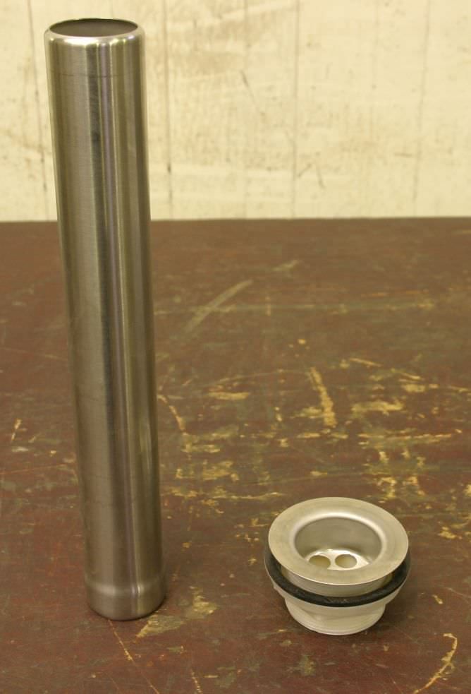 Edelstahl Ø 60 mm Standrohrventil für Waschbecken