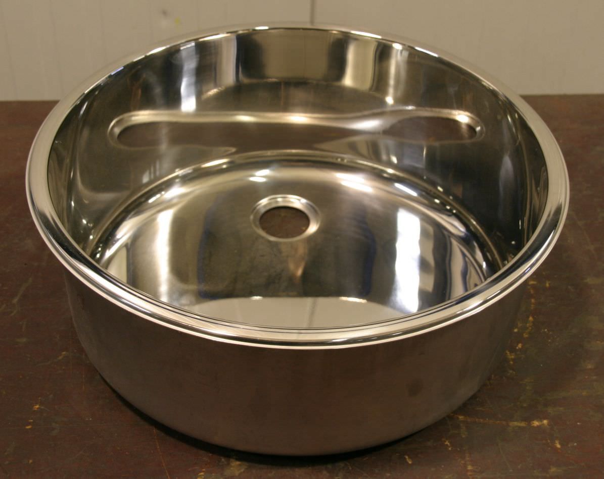 Edelstahl Typ Ø 420/180 mm Handwaschbecken