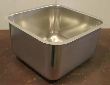 Edelstahl Typ 400/400/H250 mm Handwaschbecken – RESALE