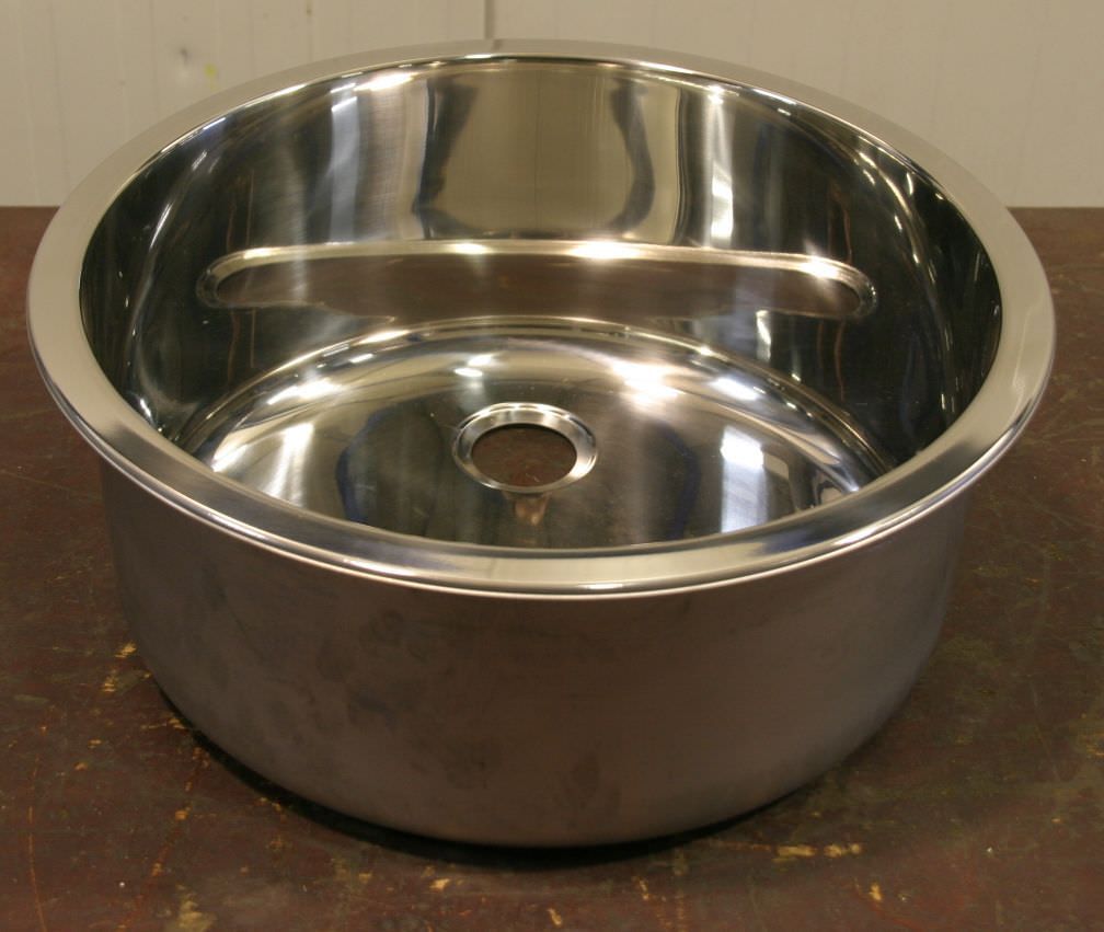 Edelstahl Typ Ø 380/180 mm Handwaschbecken