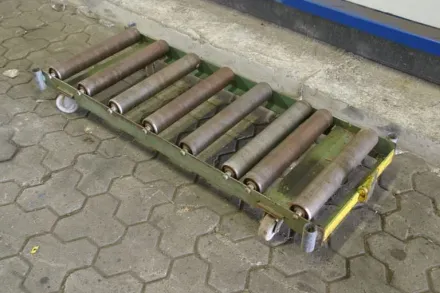 Rollenbreite 500 mm Rollenbahn 1,5 m auf Räder – RESALE