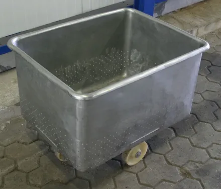 Edelstahl Typ 220  Liter Mengmulde – RESALE