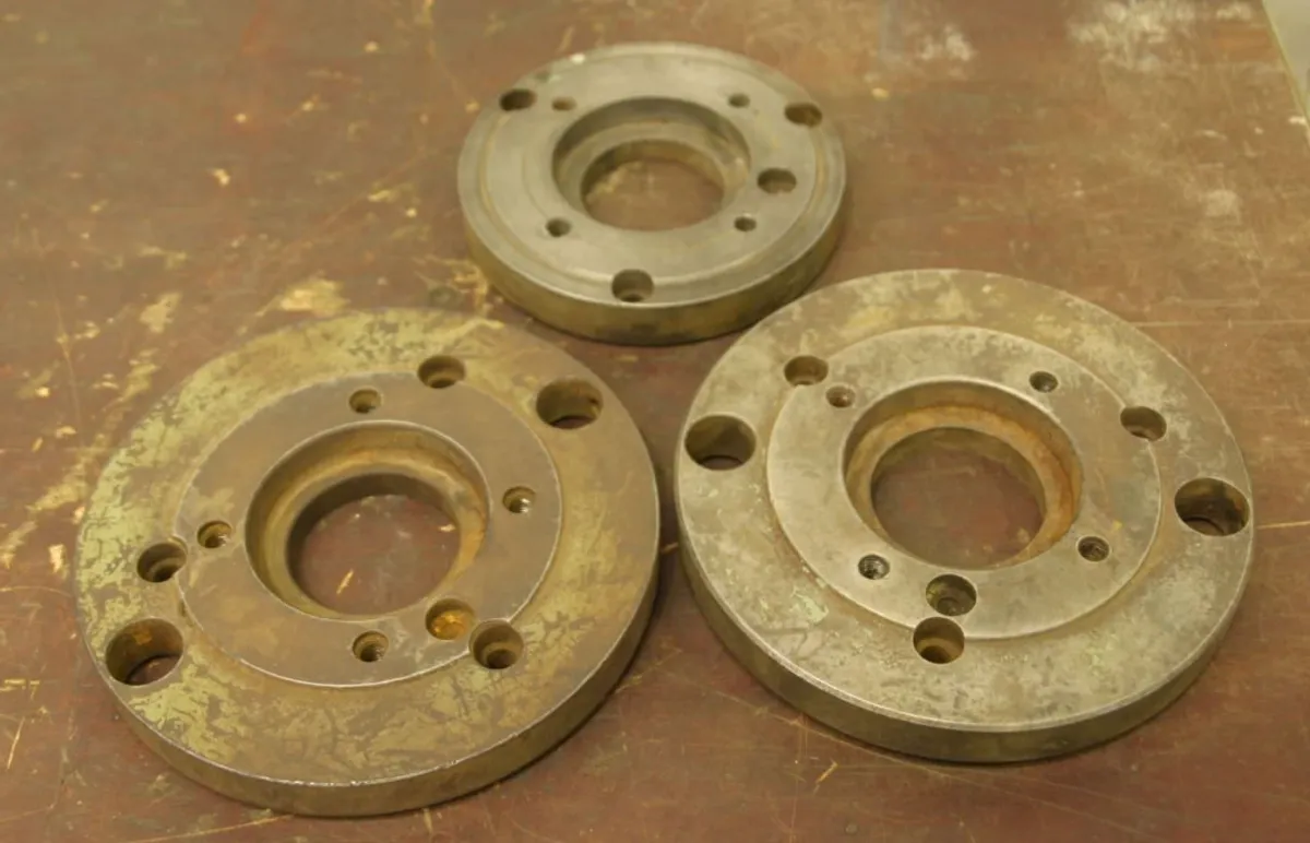 Stahl Ø 200 mm Futterflansch 3 Stück
