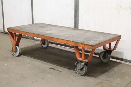 Räder Gangl 1800 x 800 mm  GR,P-S Schwerlast-Transportwagen 1,5 Tonnen – RESALE