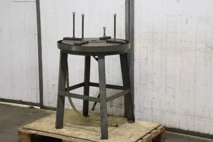 Stahl Ø 685 x 825 mm Aufspannplatte mit T Nut – RESALE