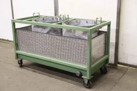 1400/620/H920 mm Gleitschleifmaschinen Vorfilteranlage – RESALE