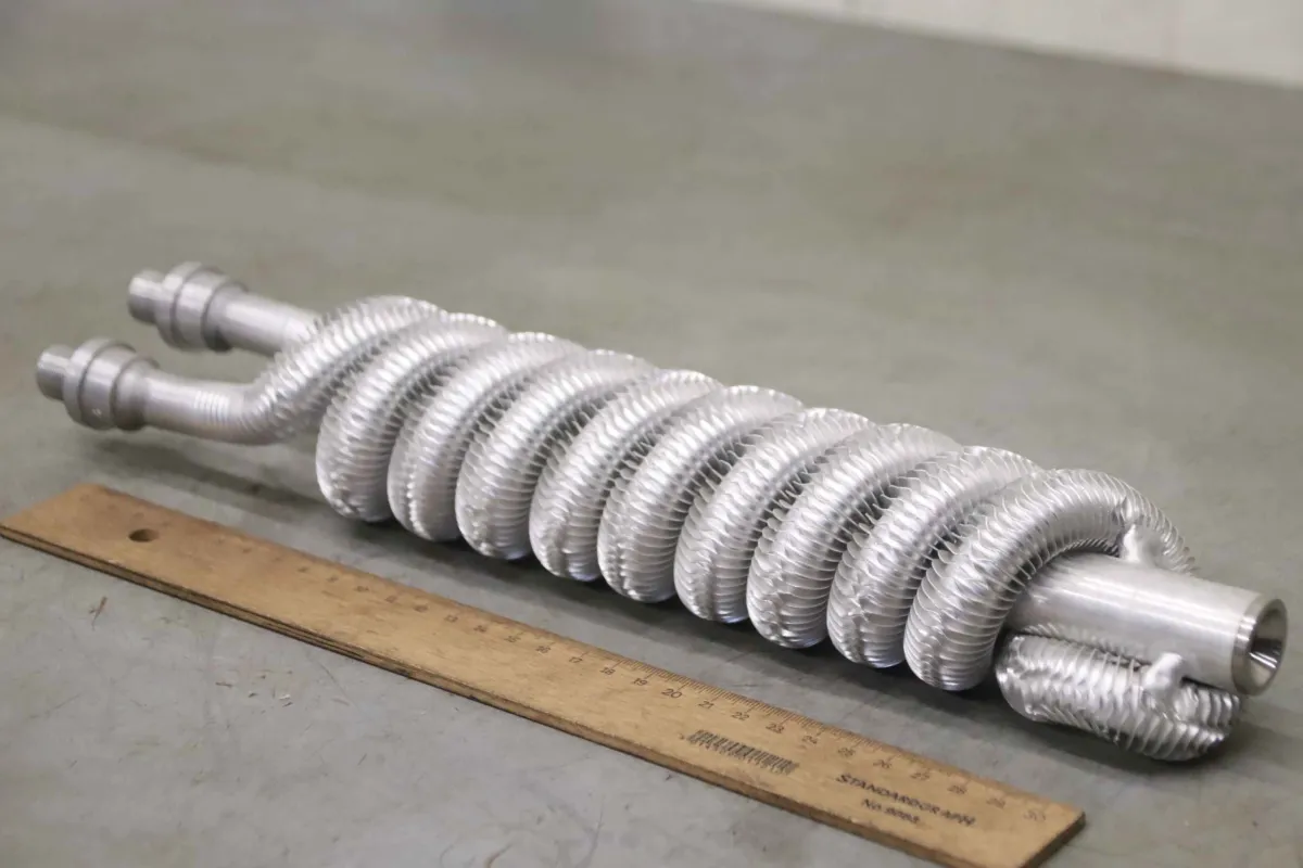 Kühlspirale mit Lamellen Wärmetauscher