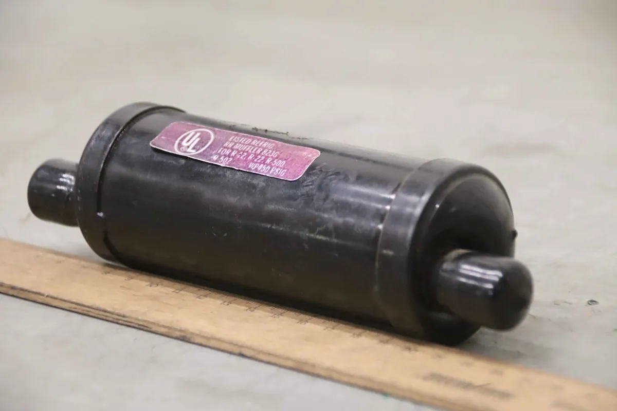 UL Refrigeration Research RR Muffler 823G Kältemittel Schalldämpfer