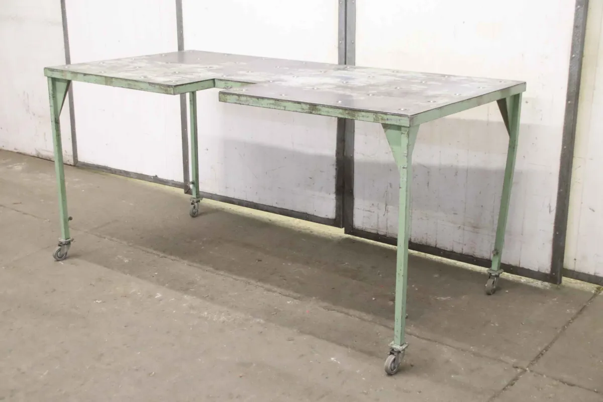 2000/1000/H980 mm Ablagetisch Kugelrollentisch