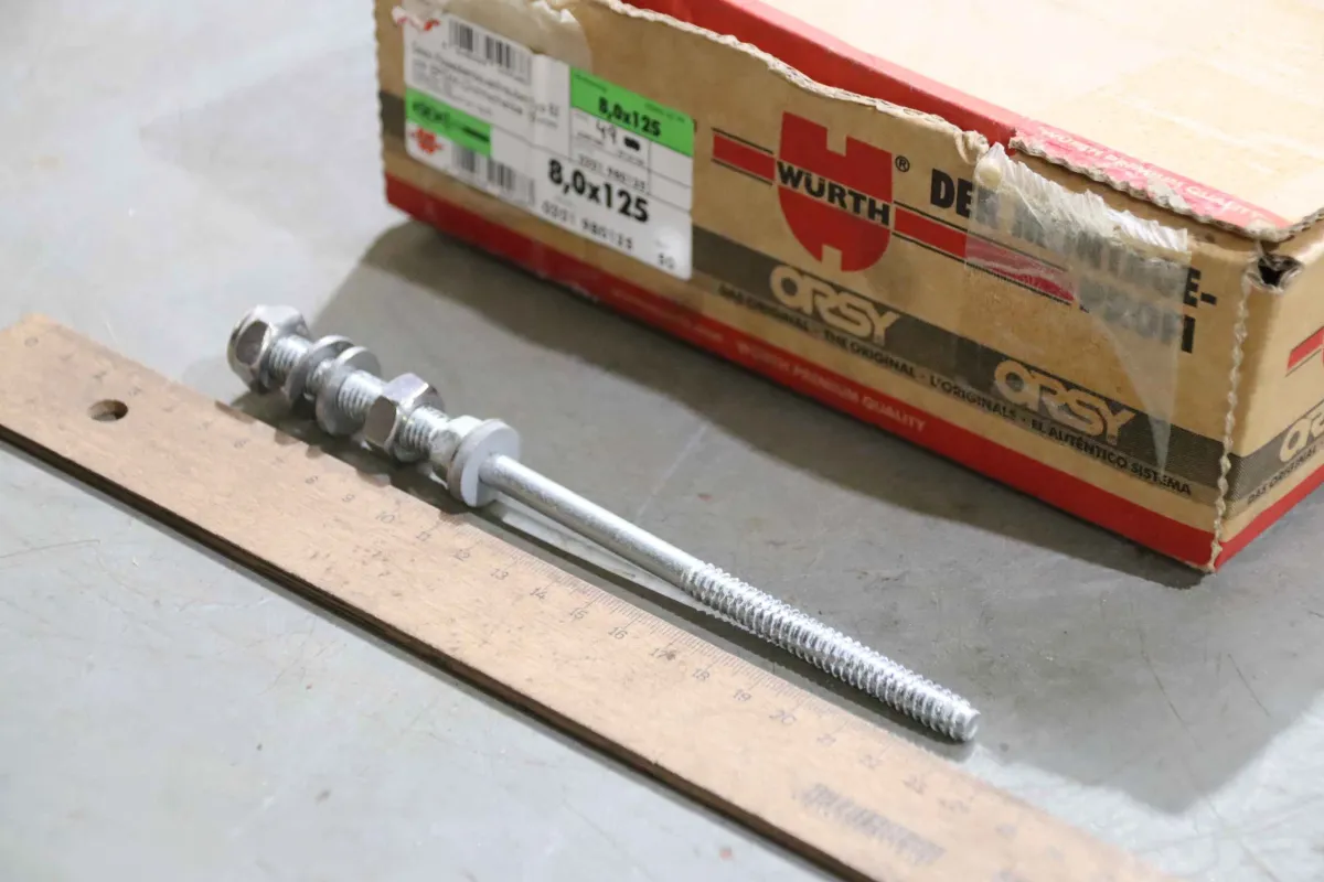 Würth BZ 8,0 x 125 M10x50 Solarbefestiger 8,0 x 125 49 Stück