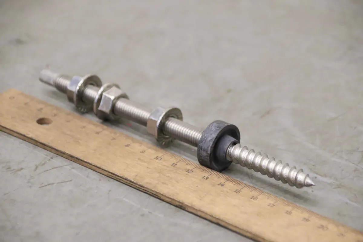 Edelstahl M10 x 180 Stockschrauben