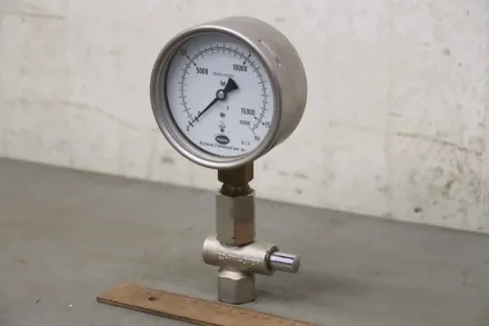 Eclipse 0 bis 160 mbar VE3-PN-DVGW Manometer mit Druckknopfhahn – RESALE