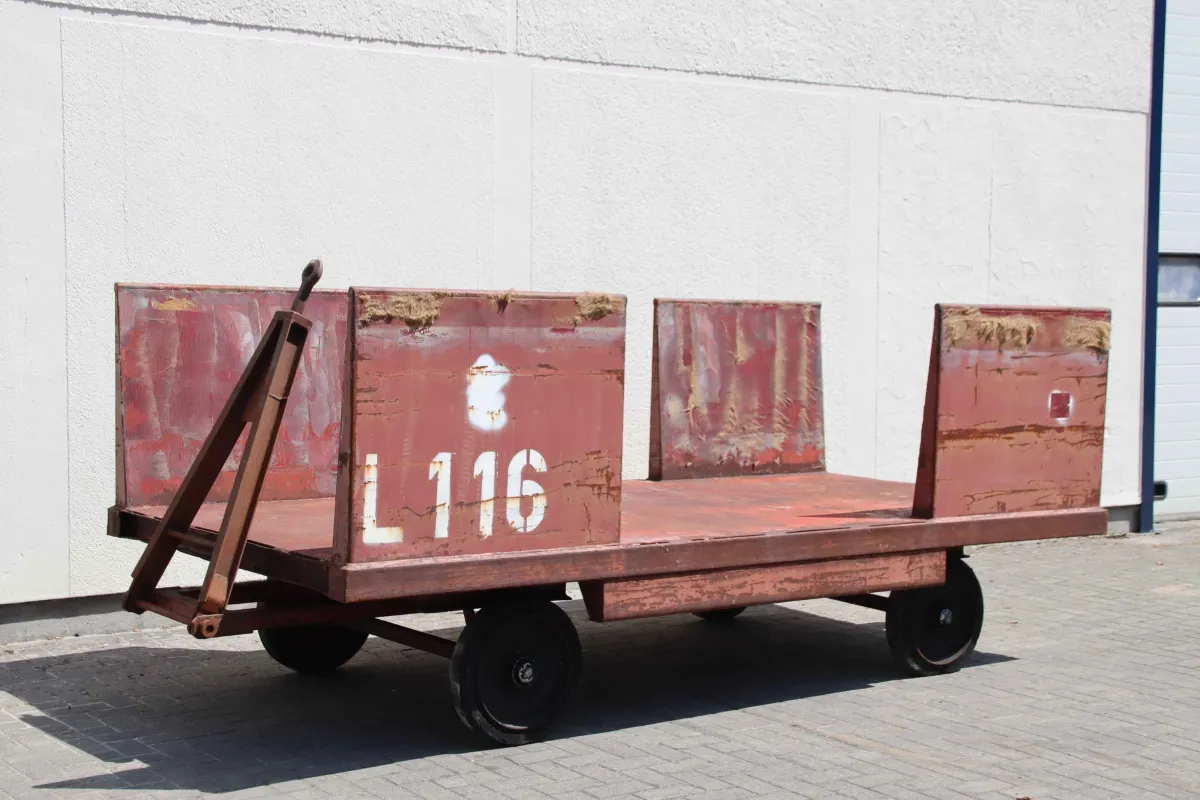 3500/1450/H645 mm Schwerlast-Transportwagen 4 Tonnen