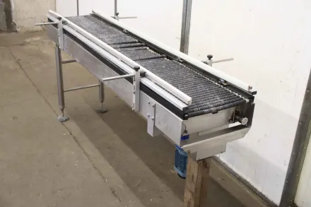 Imec ST 340 X 2000 Förderband Rollenband Edelstahl – RESALE