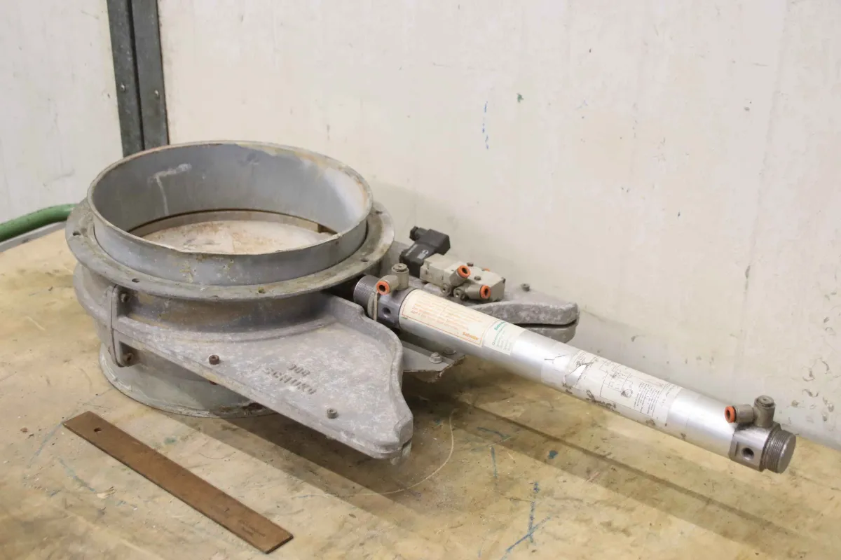 Schuko Ø 300 mm Absperrschieber pneumatisch