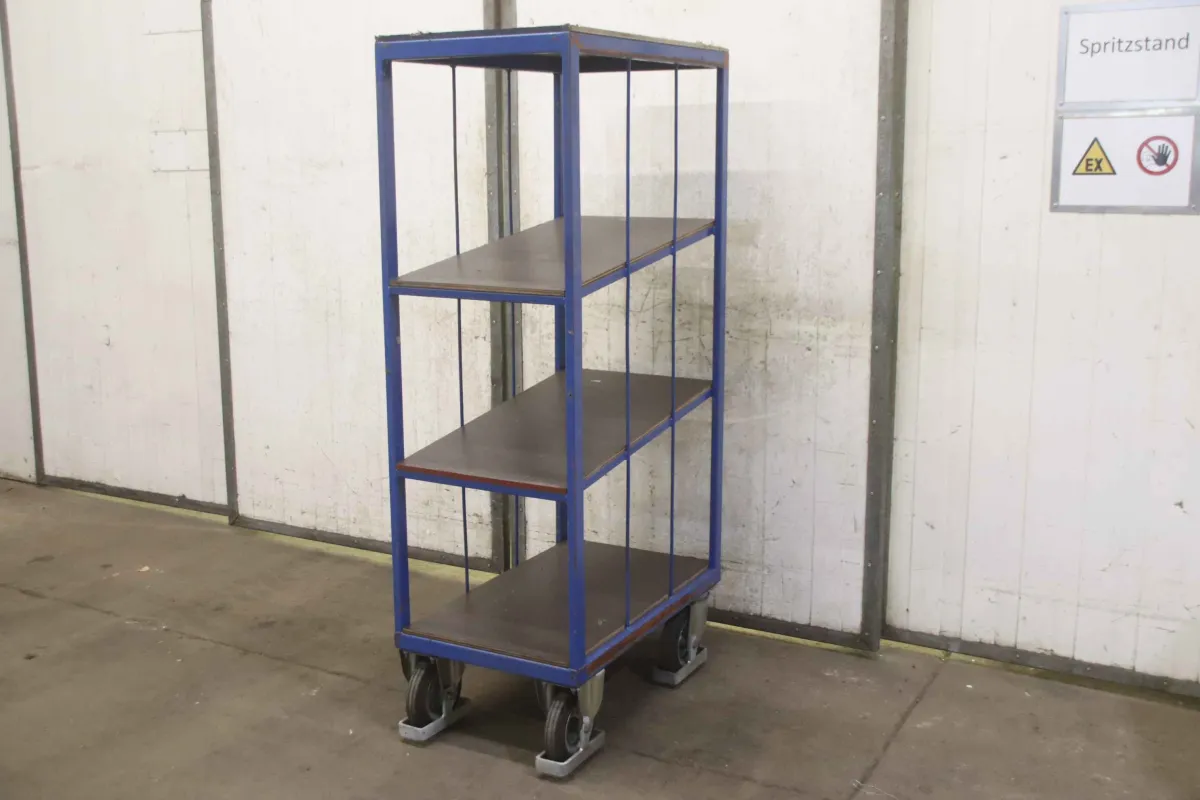 Edelstahl 810/500/H1645 mm Etagenwagen
