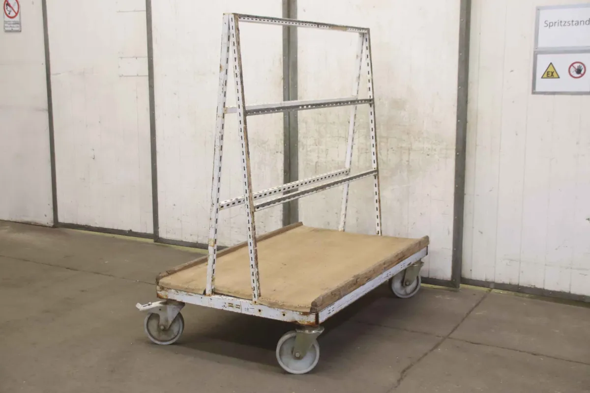 Edelstahl 1515/900/H1640 mm Transportwagen