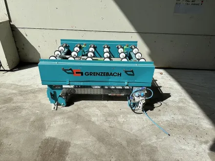 Grenzebach RFS 1250 x 1000 mm Rollenbahn angetrieben mit Führung – RESALE