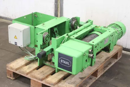 Stahl AS 2008-16 2/1 Kranfahrwerk mit Elektroseilzug 1500 kg – RESALE