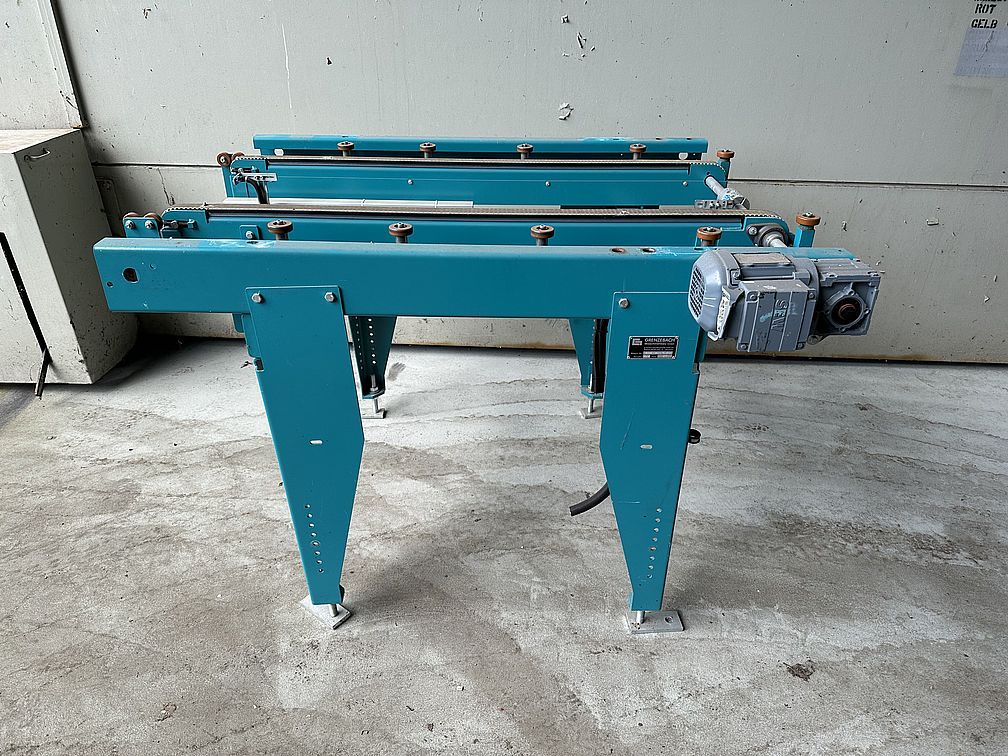 Grenzebach ZFT 1420 x 775 mm Förderband mit Führungsrollen