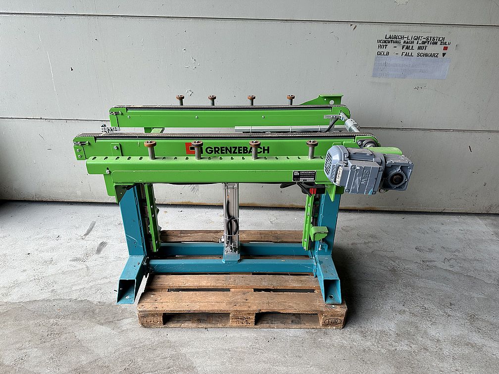 Grenzebach ZFT 1400 x 760 mm Förderband mit Hebeeinheit