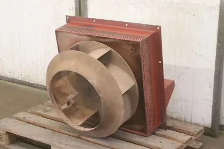 Loher EX Geschützt Lüfter Ø 590 x 245 mm Staubabsauggebläse 2,5 kW – RESALE