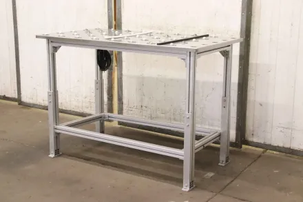 Alu 1310/710/H940 mm Ablagetisch Kugelrollentisch – RESALE