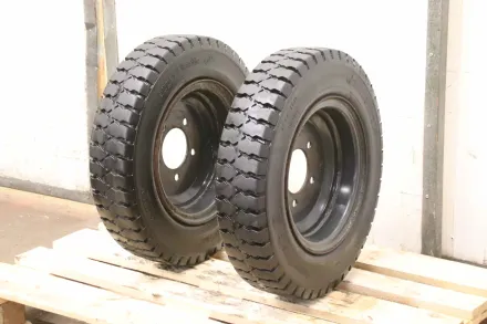 Continental CSE-Robust 23 x 5 SC 10 RIM 3.75 P Vollgummi Reifen 2 Stück – RESALE