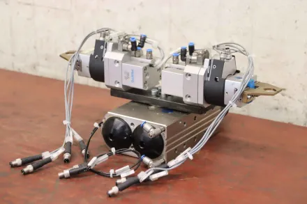 Schunk Festo SRU+35 HGDS-PP-16-P1-A-B Universalschwenkeinheit mit Schwenk-Greifeinheit – RESALE