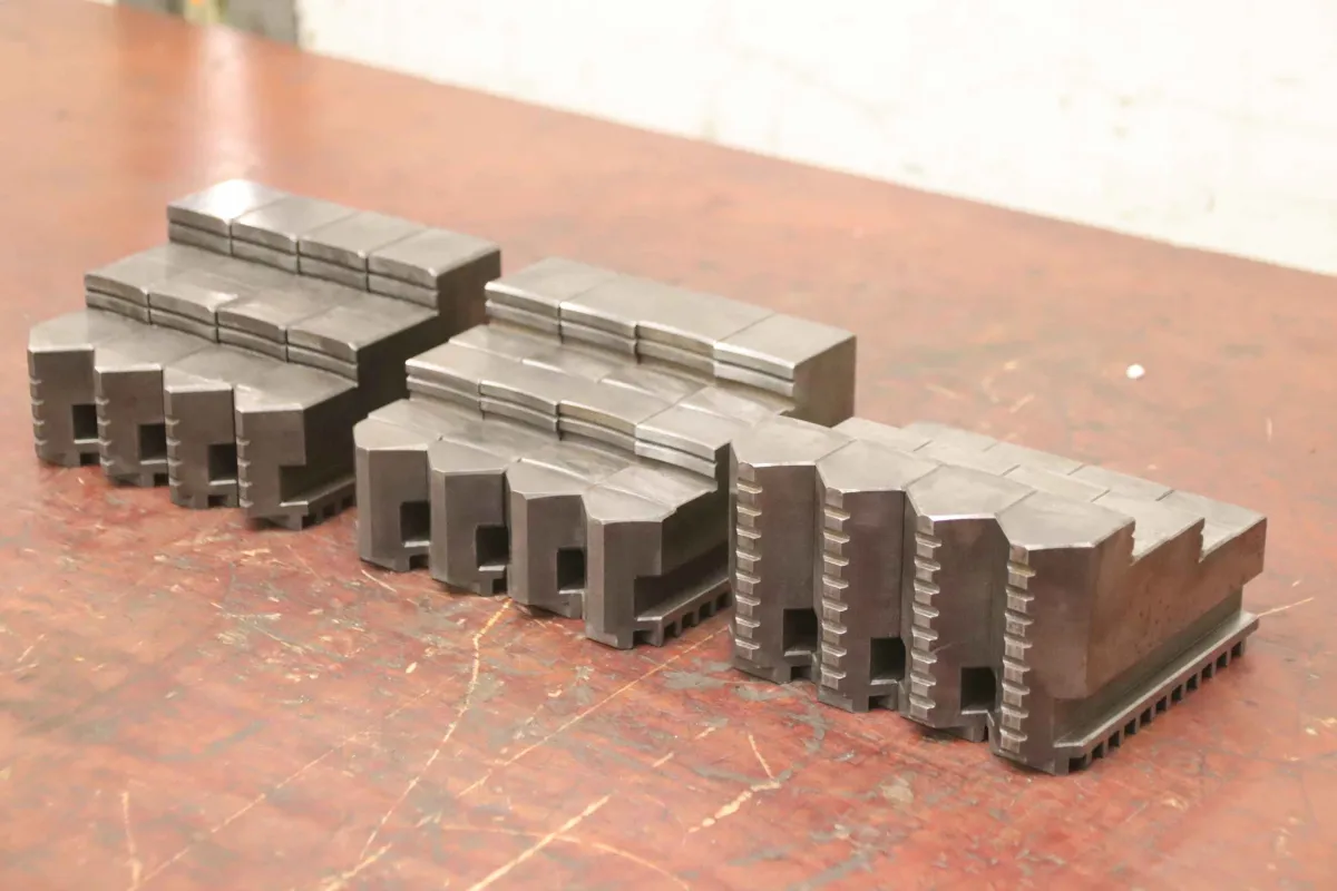 Breite 34 mm Wechselbacken Vierbackenfutter 3 Satz