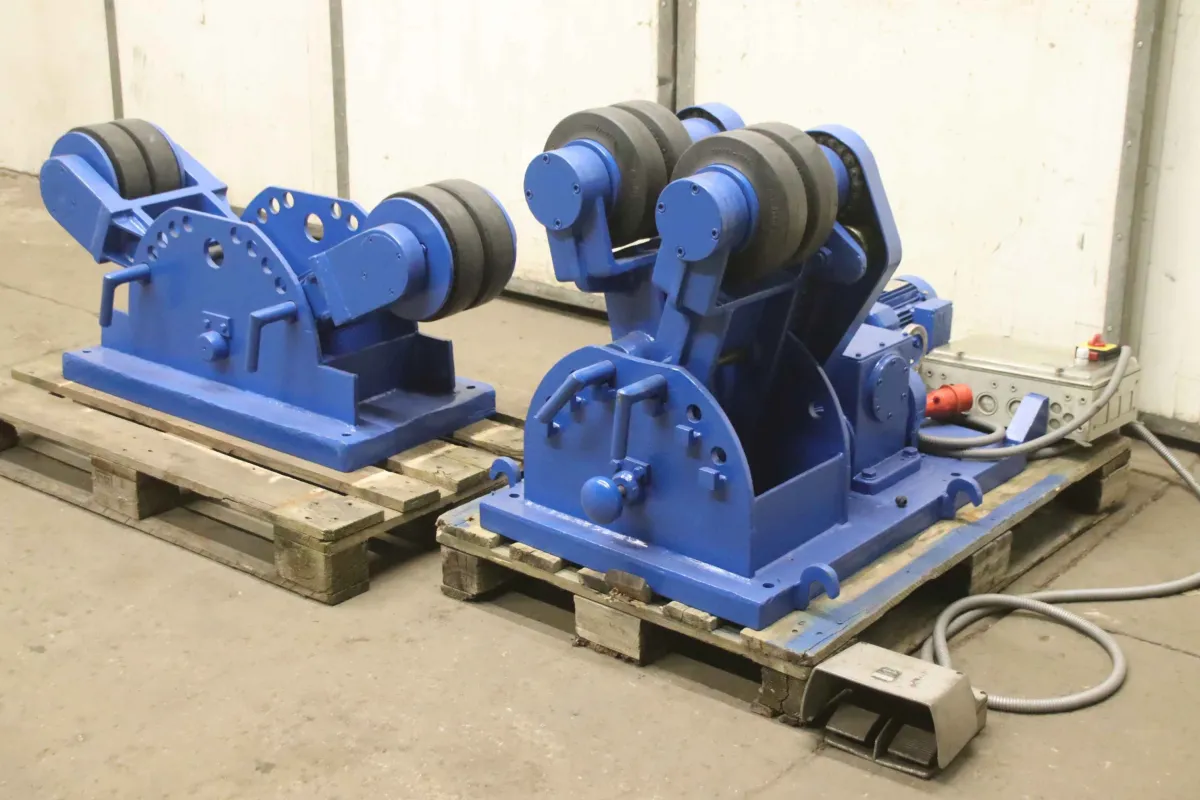 Rollenabstand 270 - 960 mm Behälterdrehvorrichtung 5 Ton