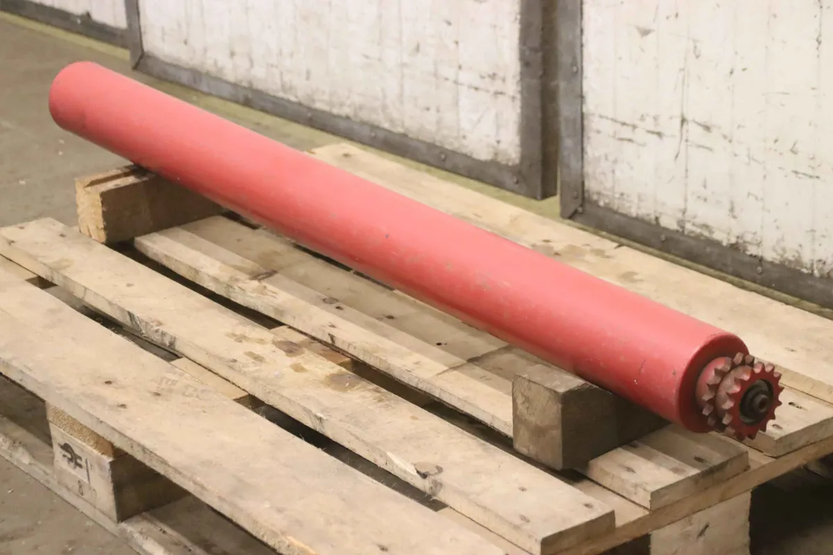 Stahl Ø 108 x 1280 mm Förderbandrollen Transportrollen