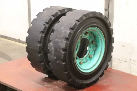 Ecotrack 7.00-12 RIM 5.00 S -12 Vollgummi Reifen 2 Stück – RESALE