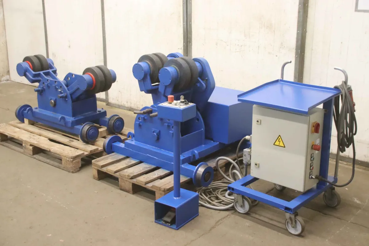Rollenabstand 270 - 870 mm Behälterdrehvorrichtung 5 Ton
