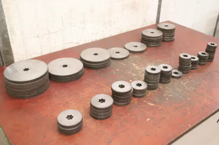 Modul 1,5 Teilkopf Zahnräder 71 Stück – RESALE