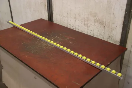 Länge 1855 mm  Ø 28 x 24 mm Rollenschiene – RESALE