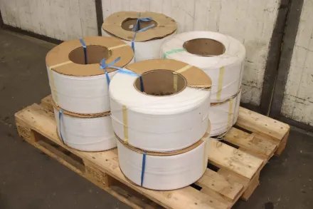 Unbekannnt 5 x 0,5 mm Kern 200 Kunststoff Umreifungsband  8 Rollen – RESALE