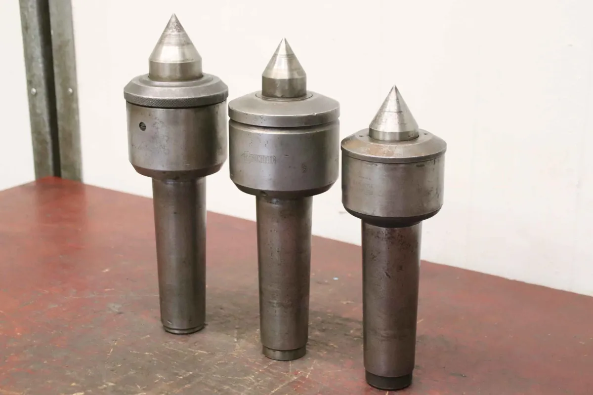 Haack Bruckner Röhm MK6 114H MK6 mitlaufende Zentrierspitzen 3 Stück