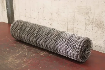 600 x 5400 mm Förderbandgurt Gliedergurt Edelstahl – RESALE