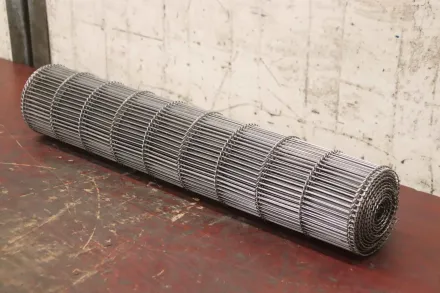 600 x 3000 mm Förderbandgurt Gliedergurt Edelstahl – RESALE