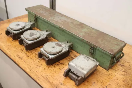 Auflagehöhe 110 mm 30 ton Maschinen-Transportrolle Panzerrolle 4 Stück – RESALE