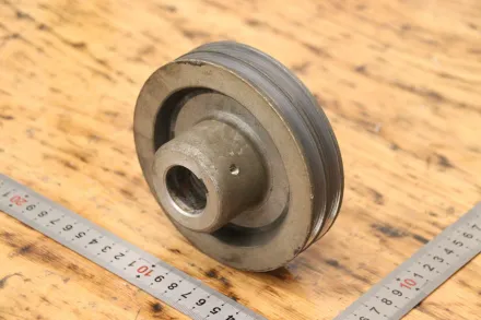 Alu SPZ  Ø 125 mm   (10 mm) Keilriemenscheibe 2-rillig – RESALE