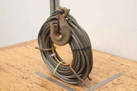 Stahl Ø 11 mm 24 m Stahlseil für Seilzug 1,6 to – RESALE