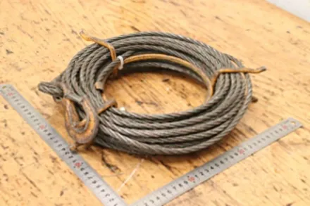 Stahl Ø 8 mm 20 m Stahlseil für Seilzug 0,8 t – RESALE