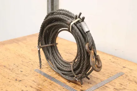 Stahl Ø 11 mm 20 m Stahlseil für Seilzug 1,6 to – RESALE