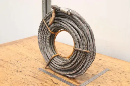 Stahl Ø 11 mm 40 m Stahlseil für Seilzug 1,6 to – RESALE