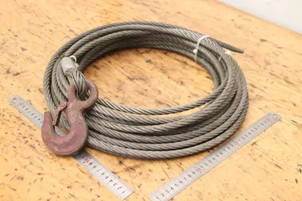 Stahl Ø 11 mm 20 m Stahlseil für Seilzug 1,6 to – RESALE