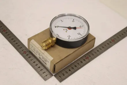 Wika 111.10.100 25 bar Manometer 0-25 bar – RESALE