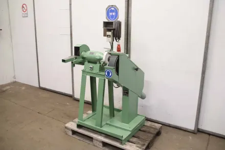 Flott Grit 75 x 2000 mm / 702 1 /2/200 x 32 x 51 Bandschleifmaschine und Doppelschleifbock – RESALE