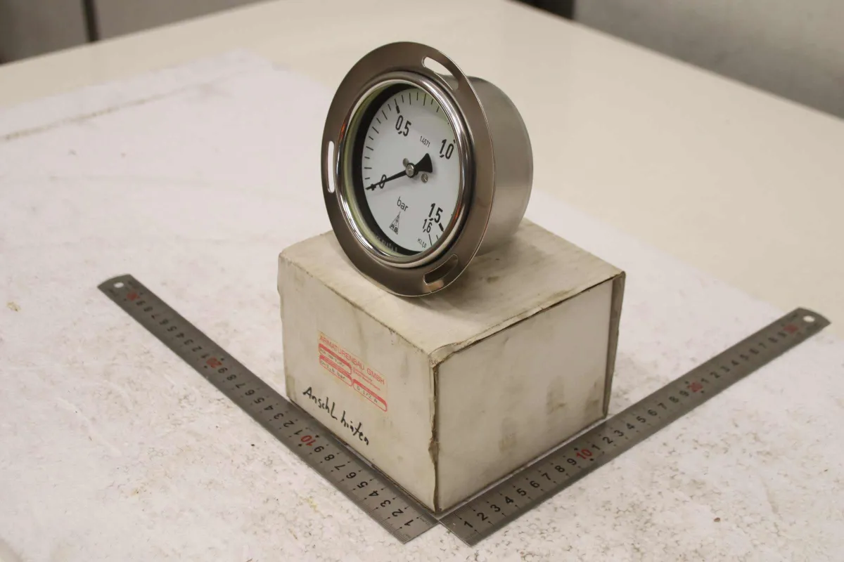 Armaturenbau RCh 100-3 rFr 0-1,6 bar G1/2 A Pressure gauge 0-1.6 bar